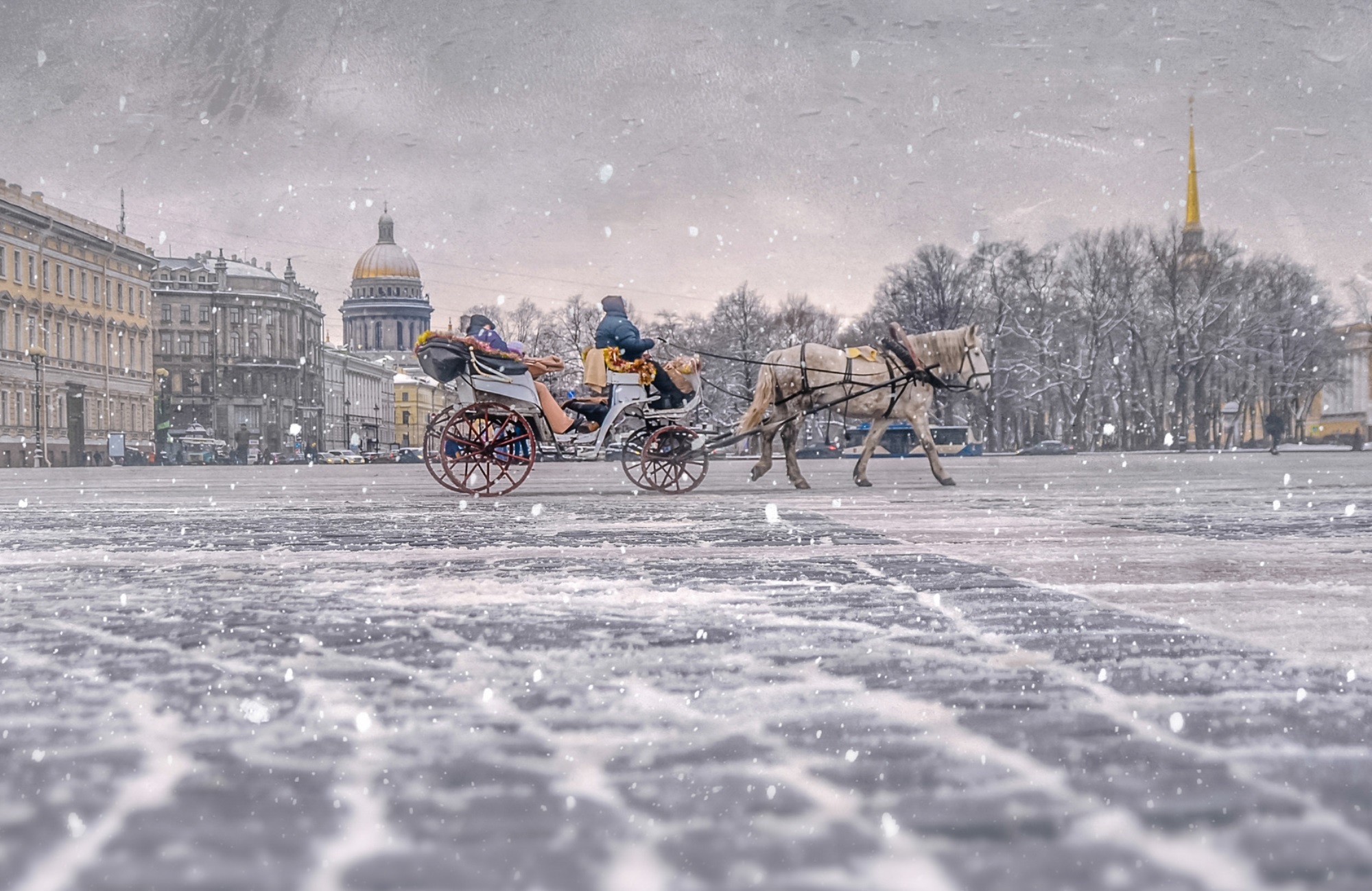 hiver-a-saint-petersbourg- Russie