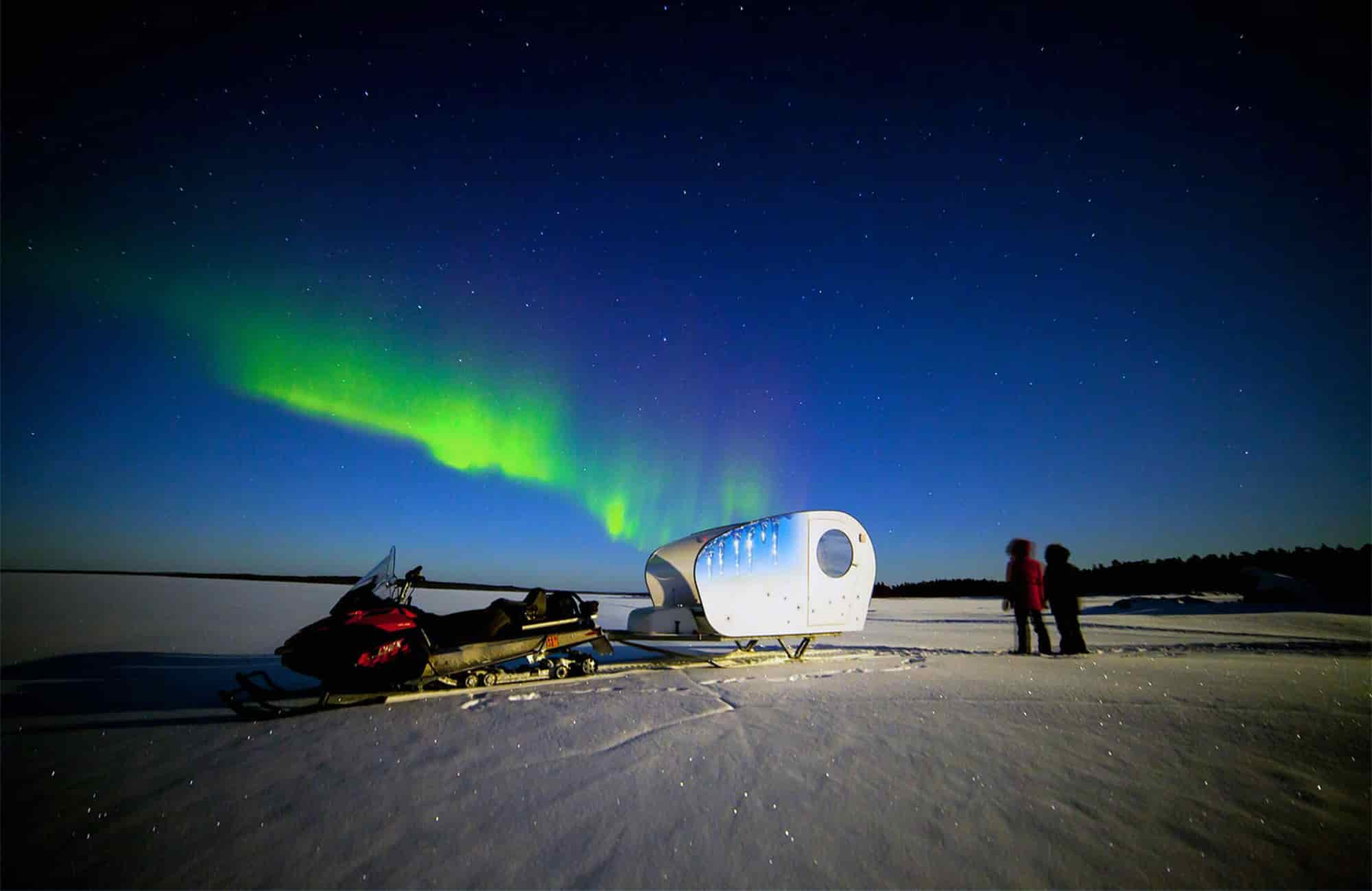 Voyage Finlande - Luge vitrée - Amplitudes