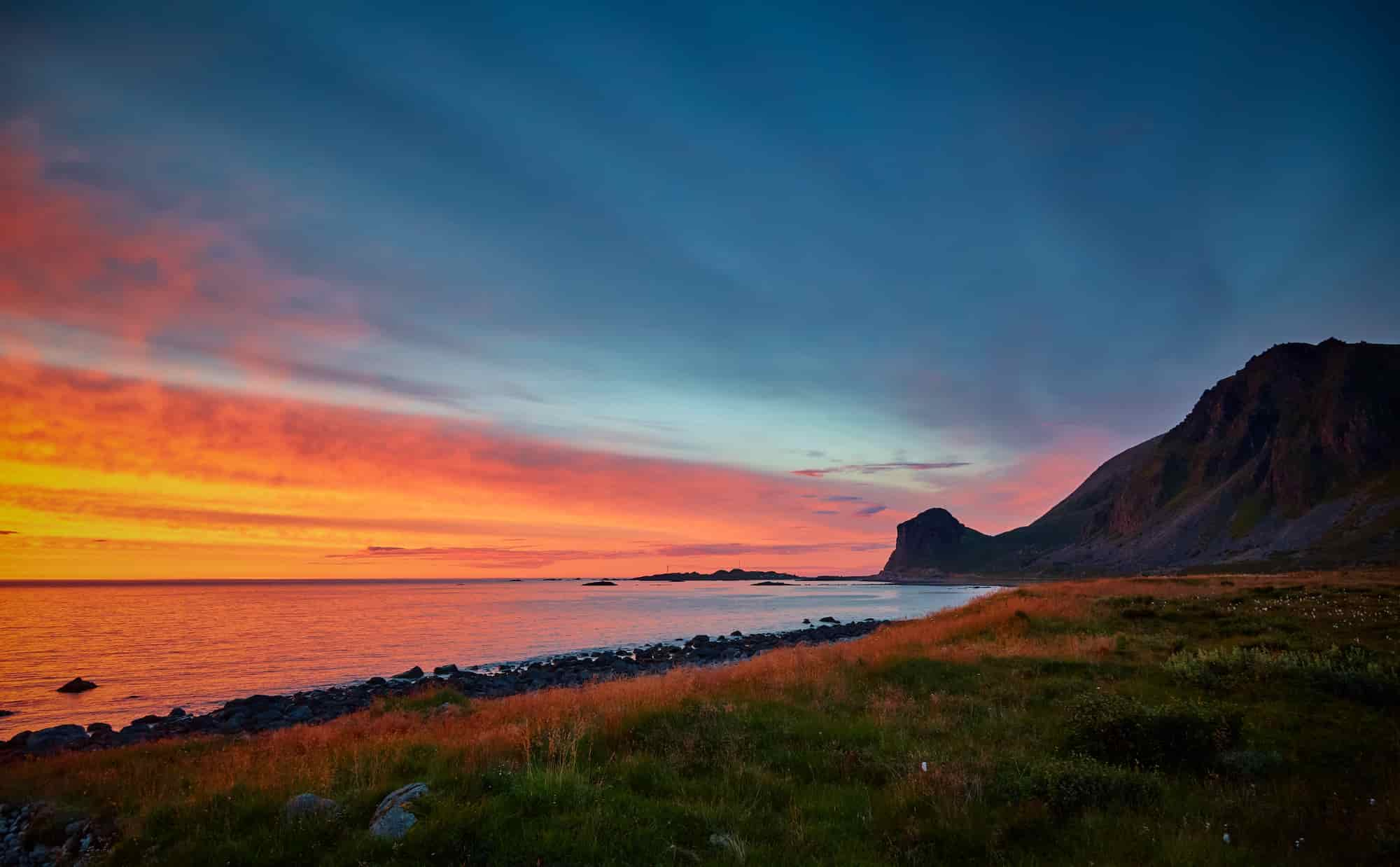 Voyage Norvège - Soleil de minuit à Hodven - Amplitudes