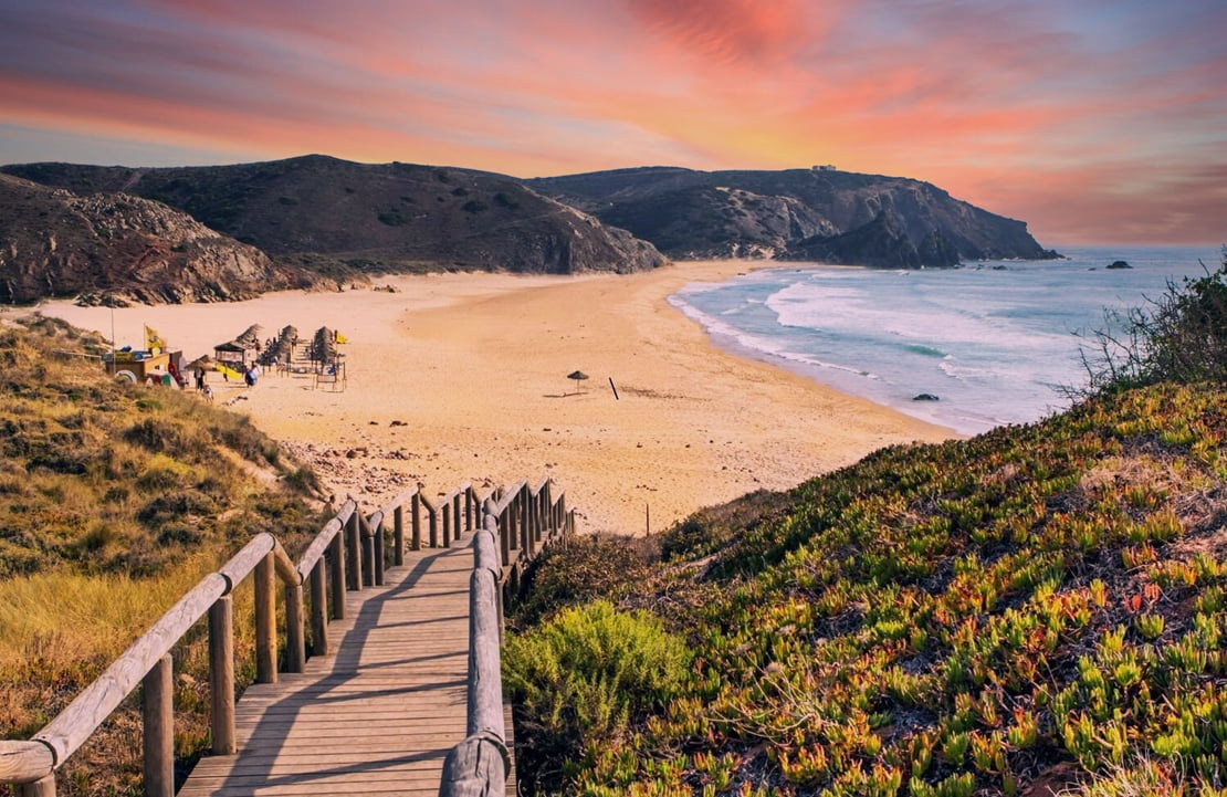 Plus Belles Plages de l'Algarve - Praia do Amado - Amplitudes