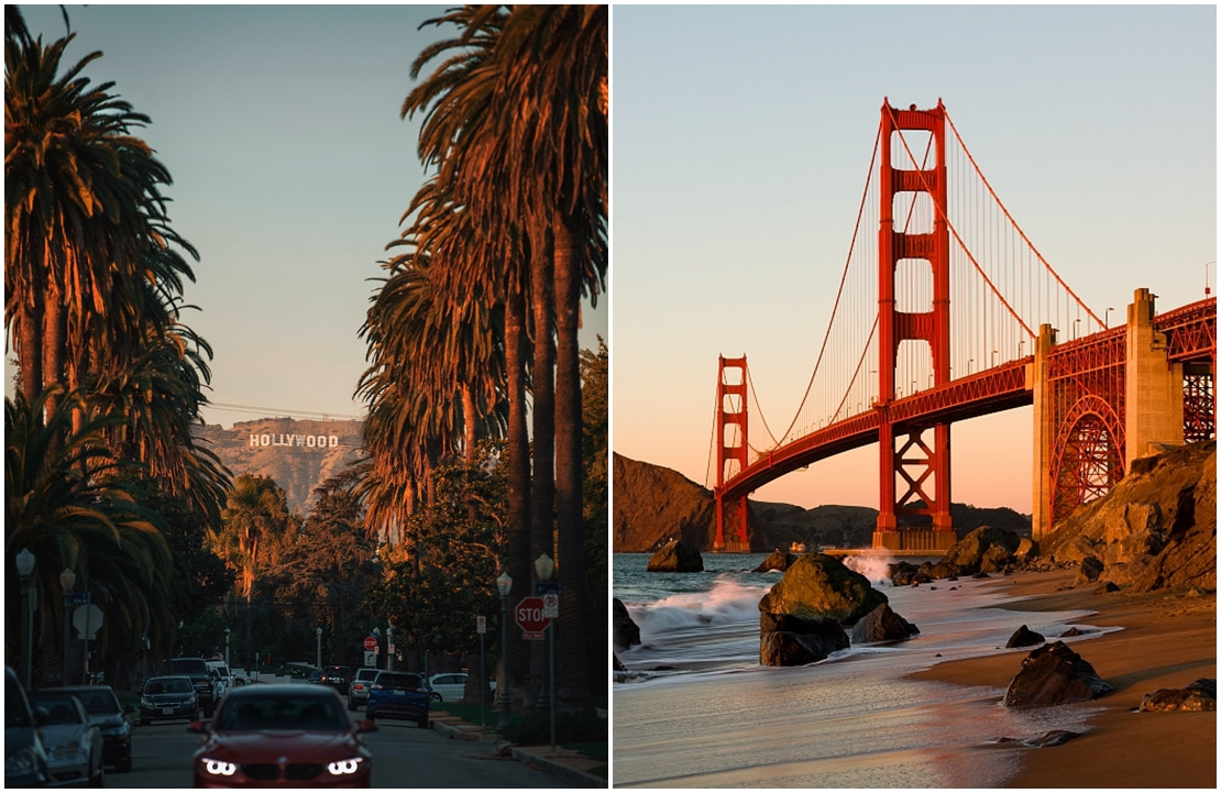 Circuit en Californie - Du Golden Gate au panneau Hollywood, la Californie vous tend les bras - Amplitudes