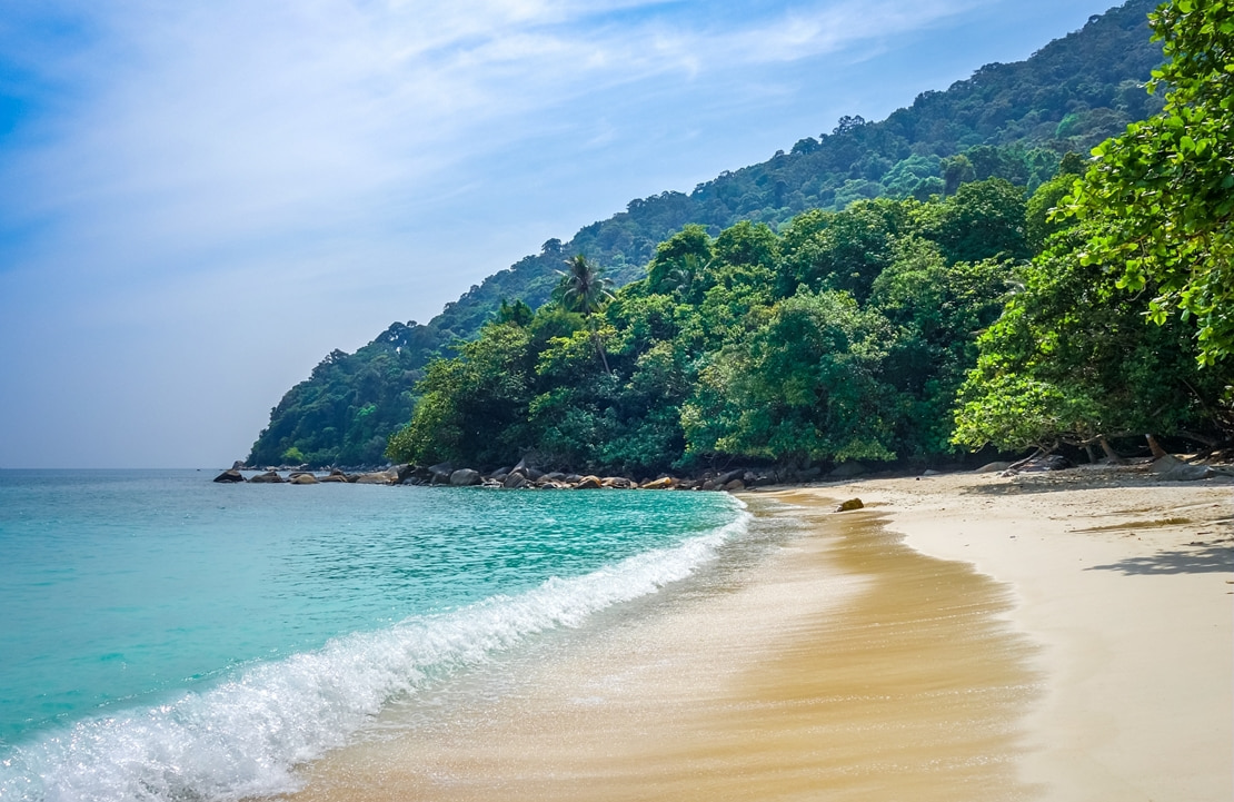 Autotour en Malaisie - La sublime plage de Perhentian où nager avec les tortues - Amplitudes