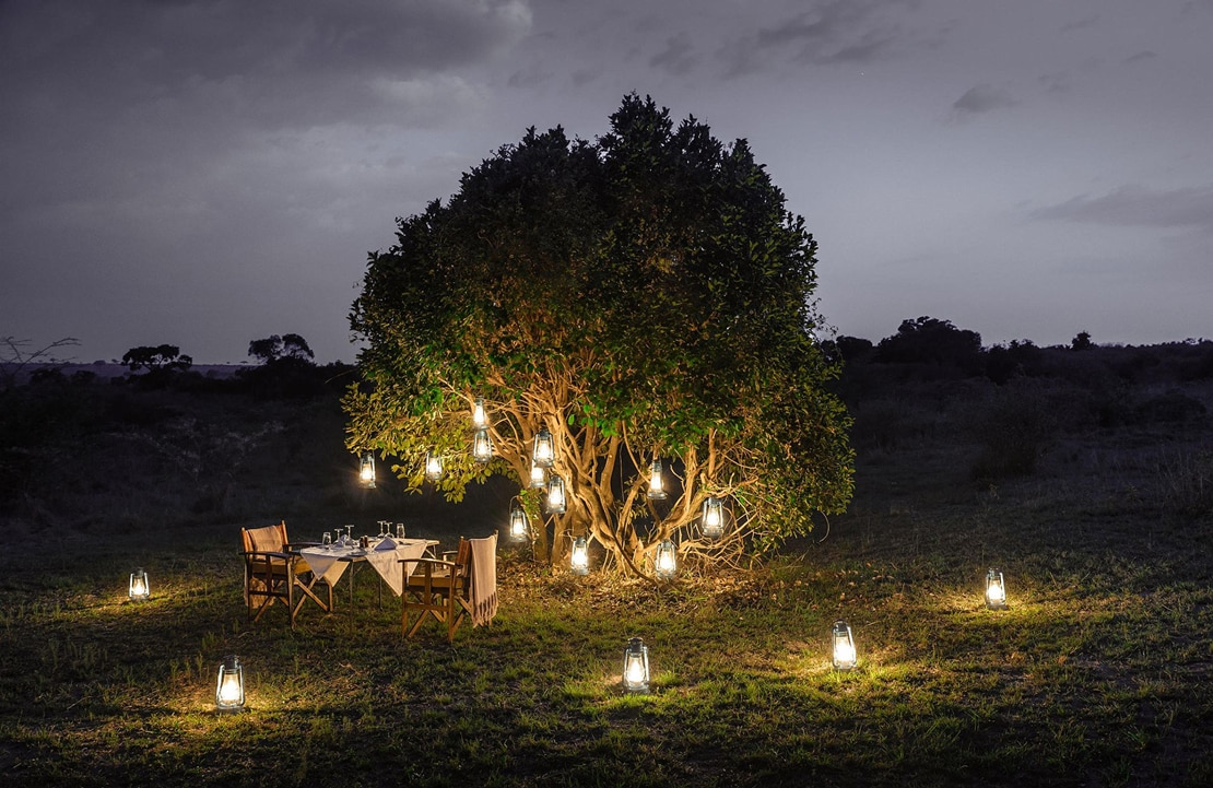 Voyage de luxe au Kenya - Un dîner sous les étoiles au Sanctuary Olonana - Amplitudes