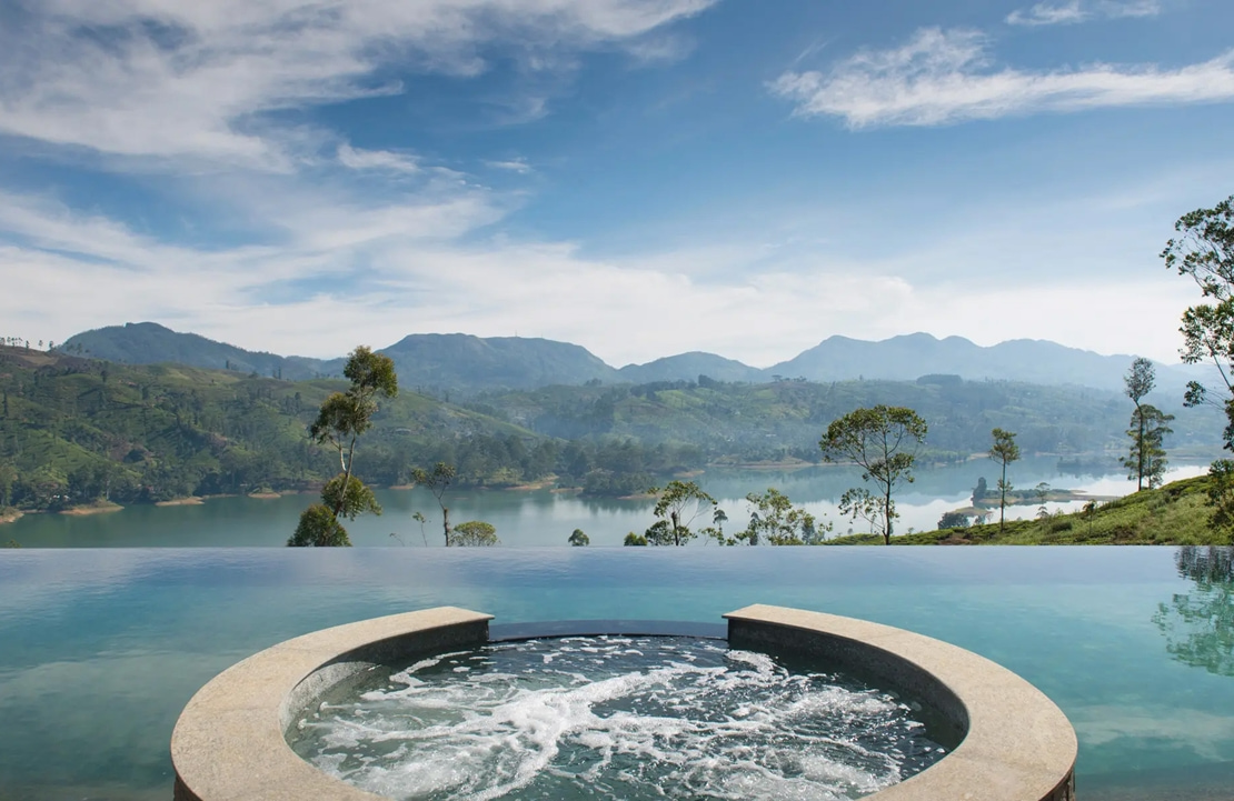 Voyage à Hatton - Le jacuzzi du Ceylon Tea Trail - Amplitudes