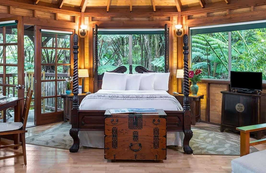 Voyage hors des sentiers battus à Hawaii - Votre chambre au Volcano Village Lodge - Amplitudes