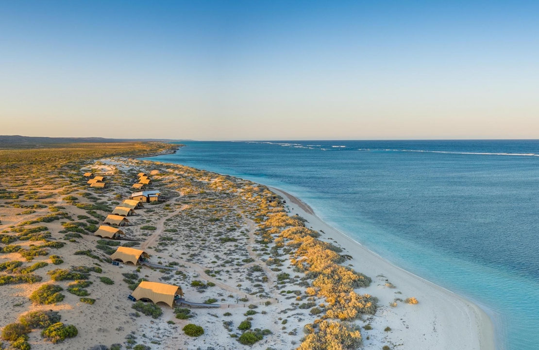 Road trip sur la côte ouest australienne - Vue aérienne du Sal Salis Ningaloo Reef - Amplitudes