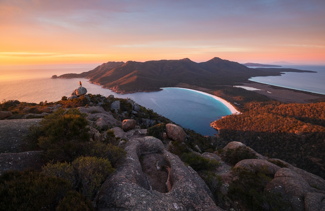 Voyage gastronomique en Australie - La vue de Wineglass Bay au crépuscule - Amplitudes