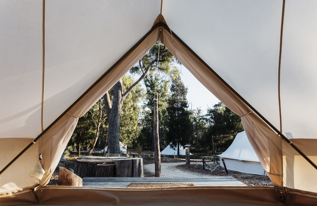 Retraite yoga dans le Queensland - Votre tente du Bay of Fires Bush Retreat - Amplitudes