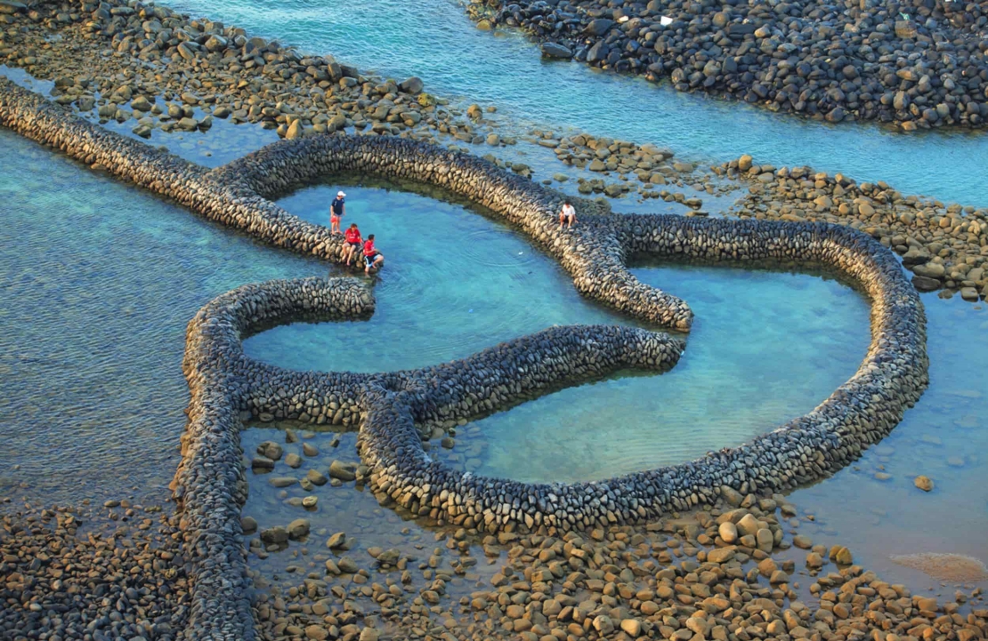 Les paysages de Taïwan - Twin Hearts Stone à Penghu - Amplitudes