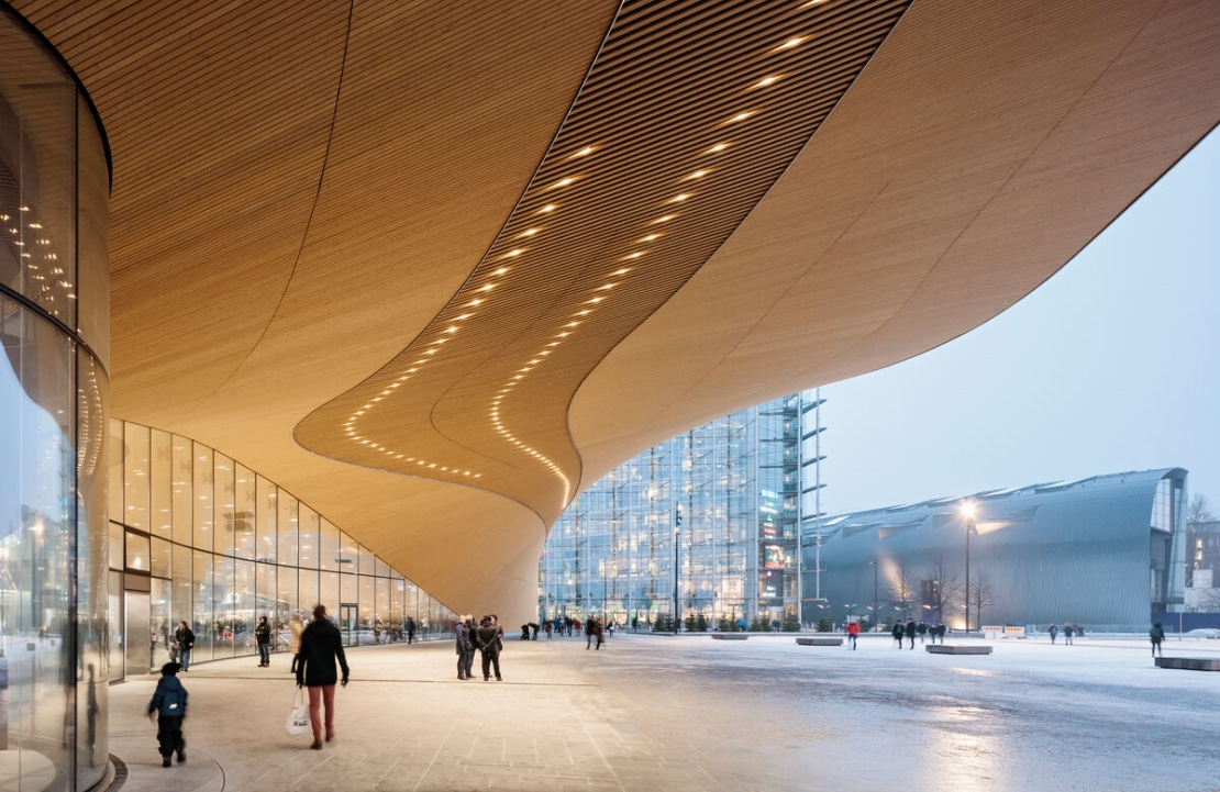 Bibliothèque Oodi - Photo de Tuomas Uusiheimo et Visit Helsinki 