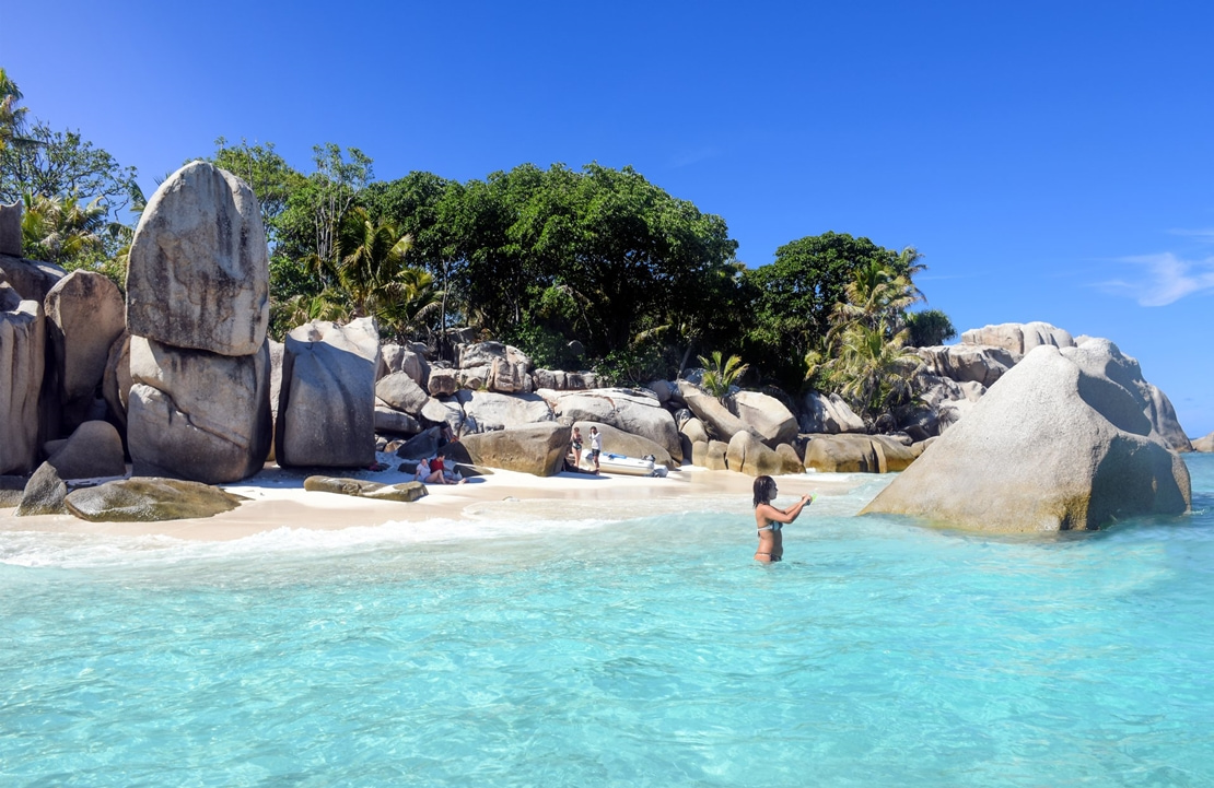 Croisière en catamaran aux Seychelles - Une crique secrète de Cocos Island - Amplitudes
