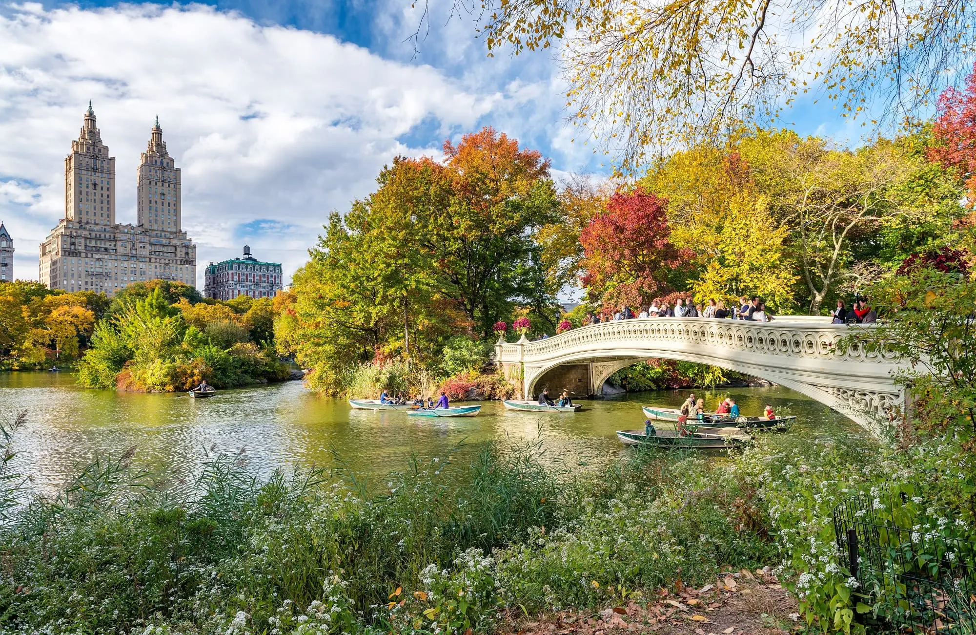 Tour du lac de Central Park en barque 