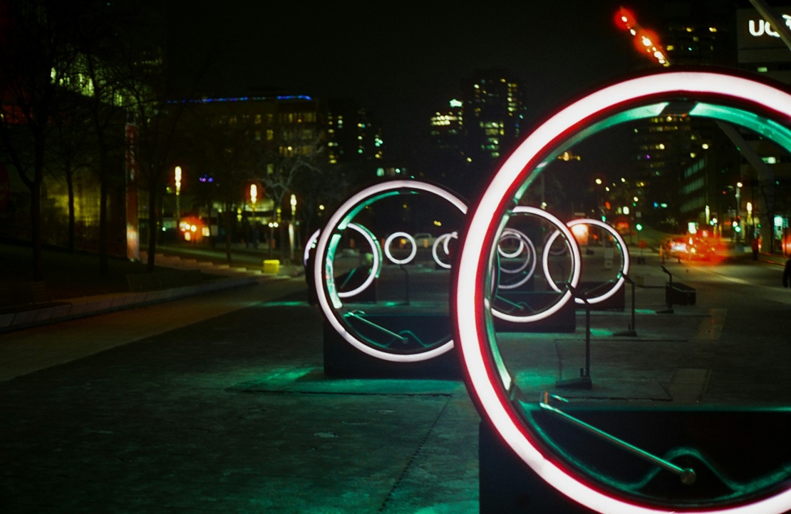 City trip  à Montréal - Lumino quartier des Spectacles - Amplitudes 