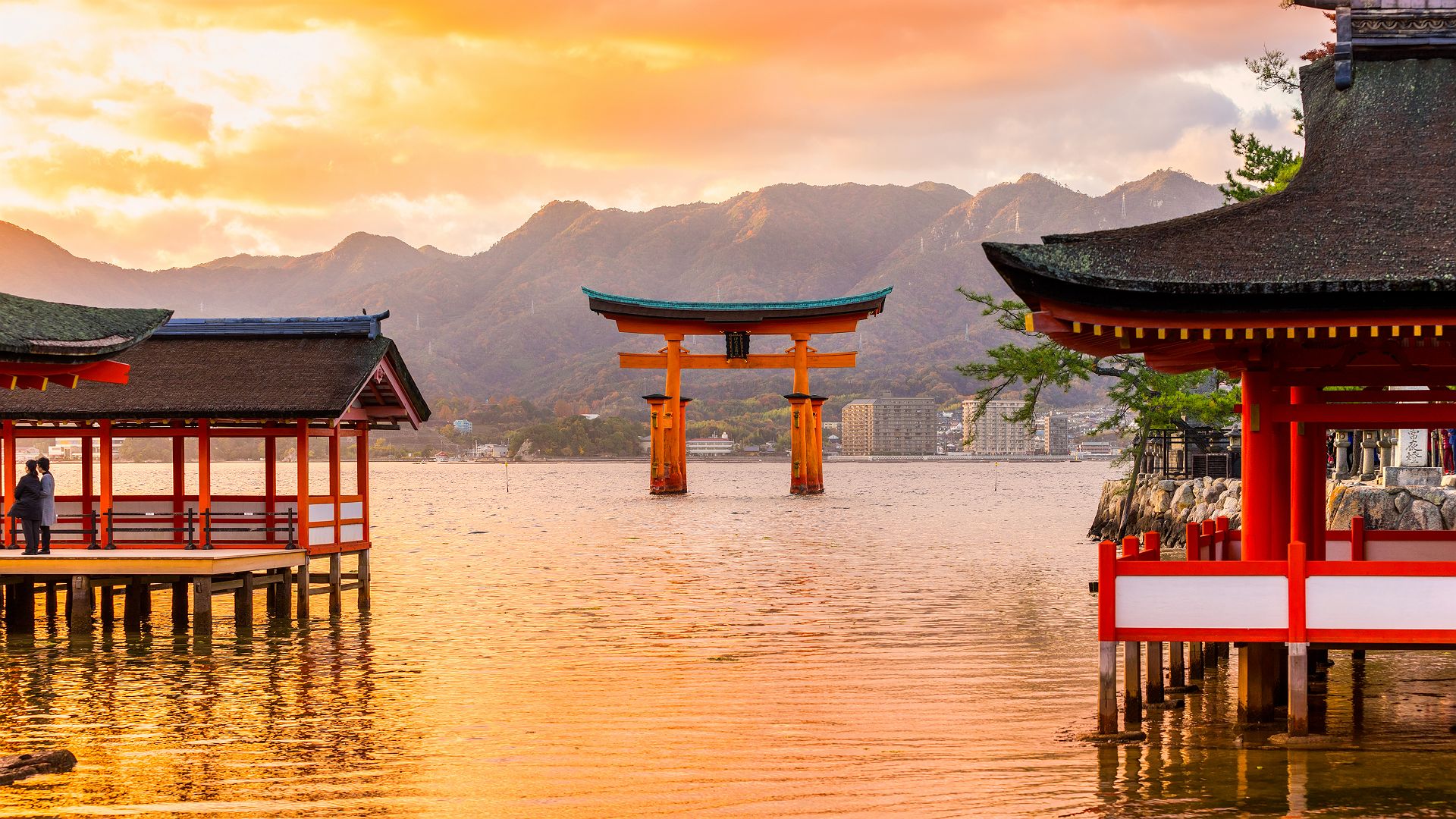 Voyage de noces au Japon - Tori flottant Itsukushima-jinja, Miyajima - Amplitudes