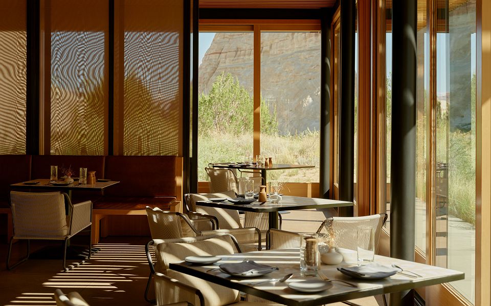 Amangiri camp sarika restaurant