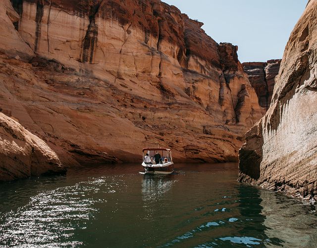 Amangiri bateau sur le lake Powell