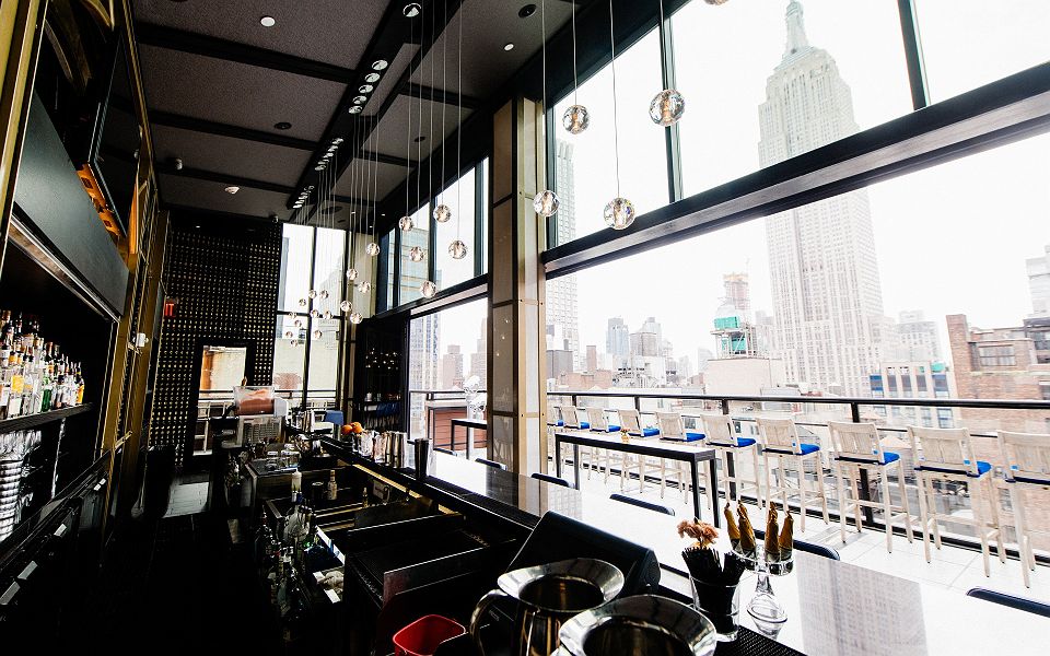 Archer Hotel New York - vue bar 