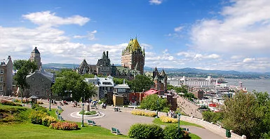 Québec - Vue sur le château de Frontenac