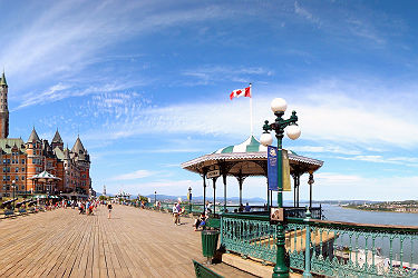 Château de Frontenac dans la ville de Québec