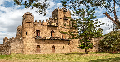 Fasil Ghebi à Gondar - Ethiopie