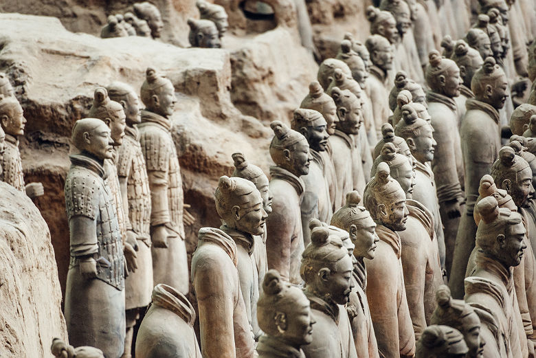 Armée de Terre Cuite de Xian représentant les troupes de Qin Shi Huang (premier empereur de chine) - Chine