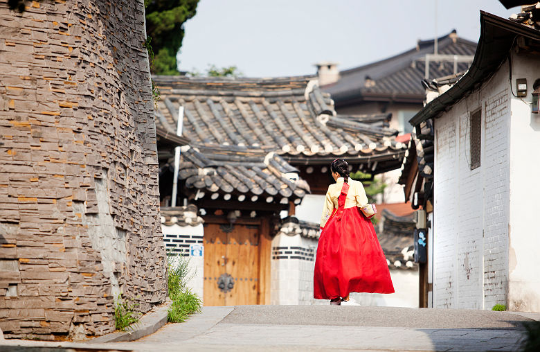 Village Bukchon Hanok, Séoul - Corée du Sud