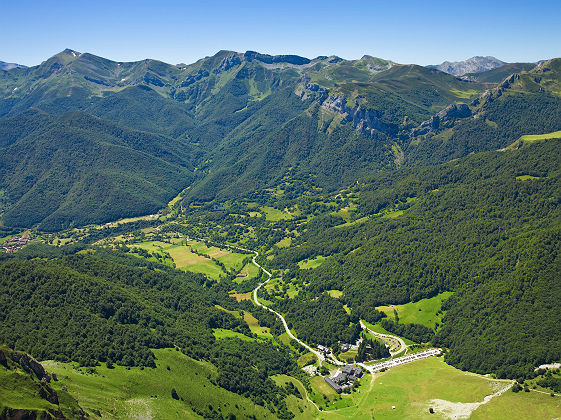 Espagne - Vue sur la vallée à Fuente Dé