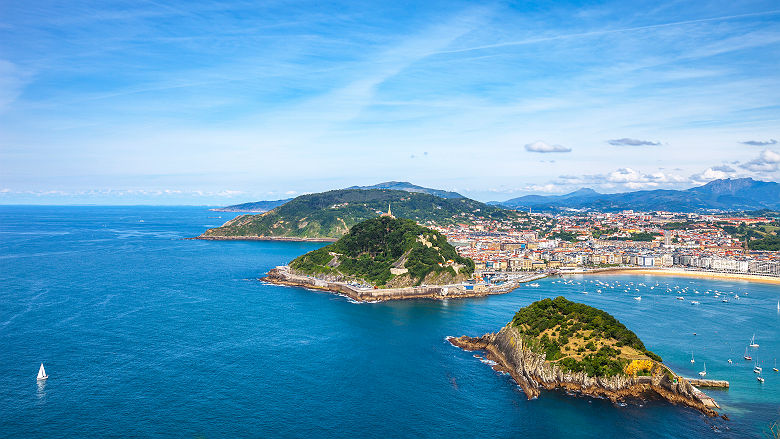 Panorama de San Sebastian- Espagne