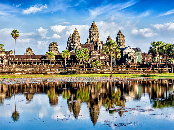 Temple d'Angkor Wat, près de Siem Reap - Cambodge