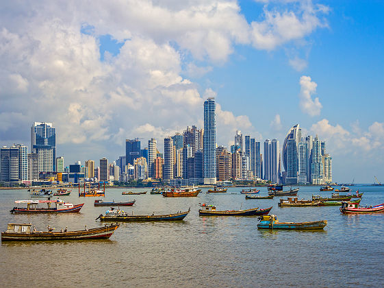 Vue sur Panama City et son port - Panama