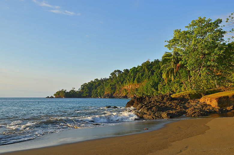 Plage Tropicale dans le parc National Corcovado - Costa Rica