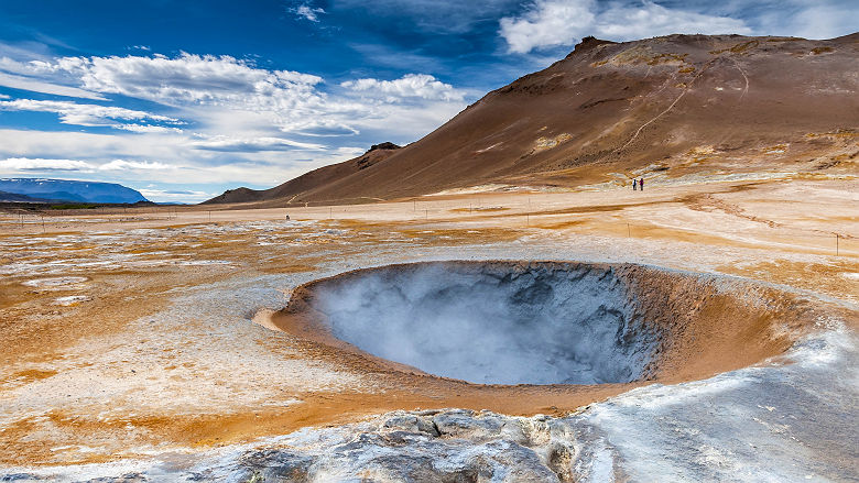 Hverarondn, Krafla Caldera, Islande