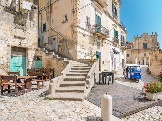 Quartier Sassi a Matera - Italie