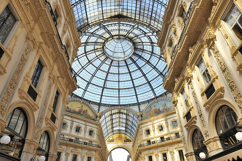 La Galleria Umberto I à Naples - Italie