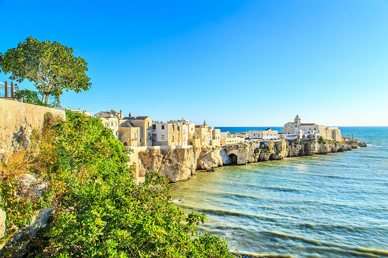 Pouilles - Vue sur la ville de vieste au cap Gargano