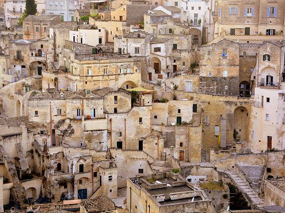 Dans les rues de Matera