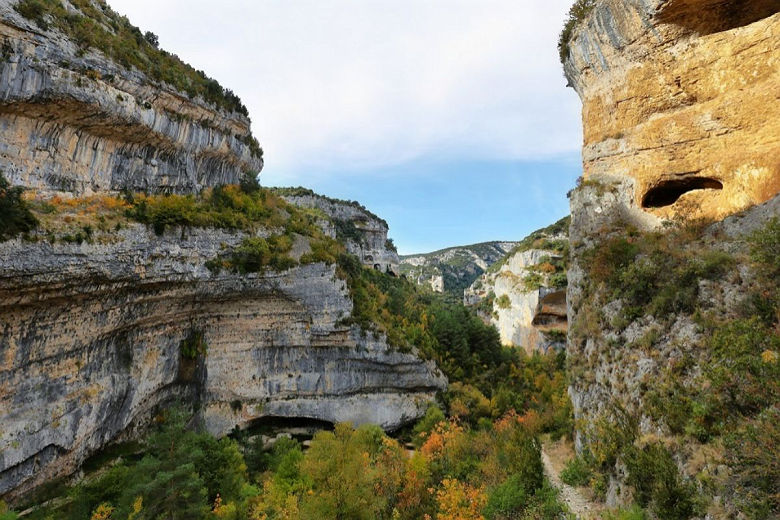 Vue de la gorge de la Sierra de Guara