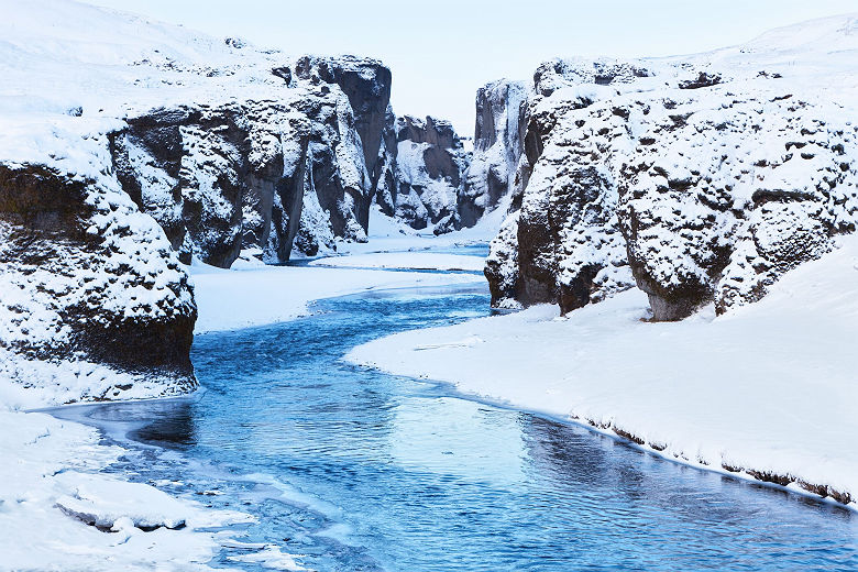 Vue de Fjadrargljufur canyon