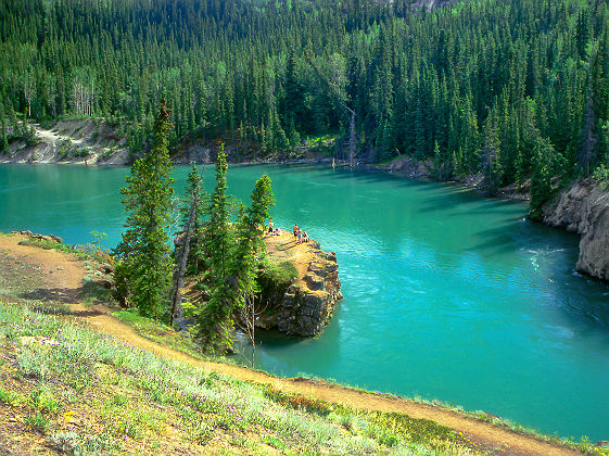 La rivière Yukon près de Whitehorse - Canada