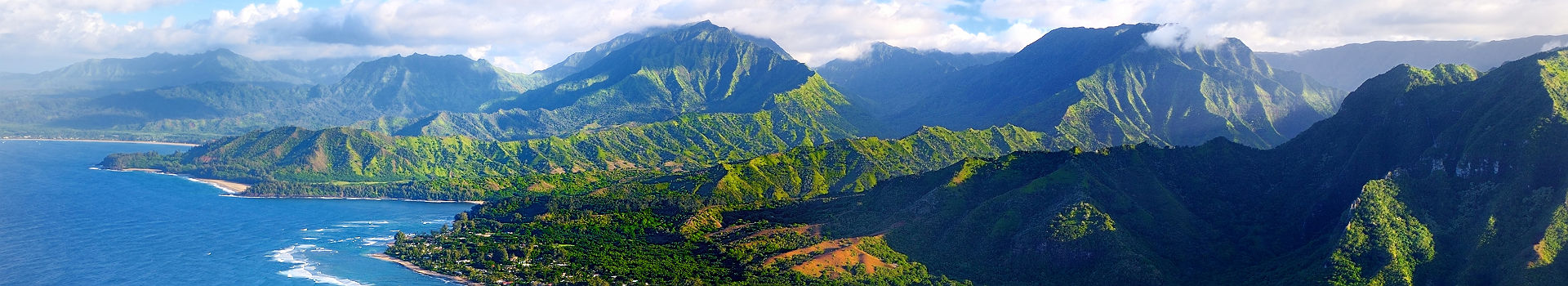 La côte de Na Pali sur l'Ile de Kauai - Hawaii