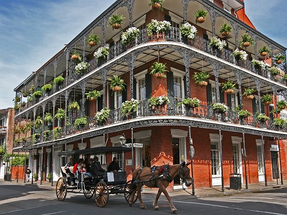 Quartier français à La Nouvelle Orléans, Louisiane, Etats Unis