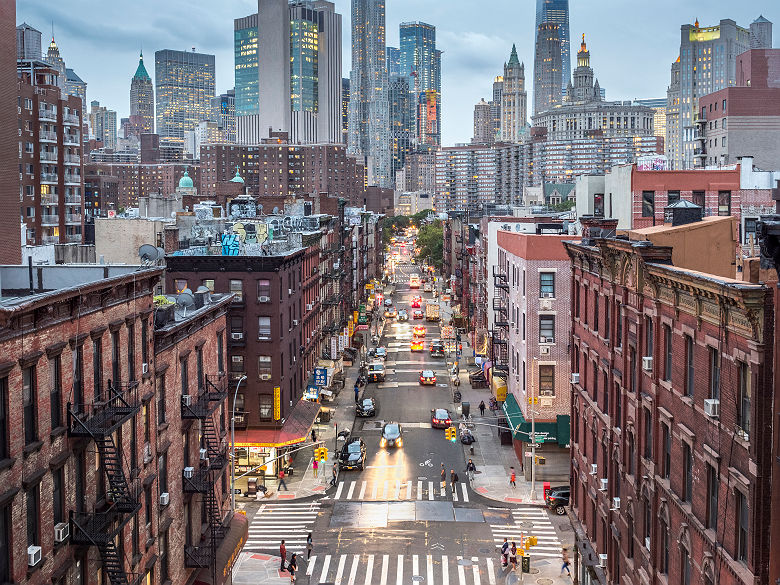 Madison Street, Chinatown, Lower east Side - New York, Etats-Unis