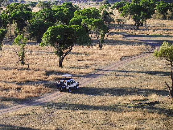 Trajet en 4x4 en tanzanie