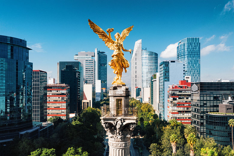 Monument (ange) de l'indépendence, Mexico - Mexique