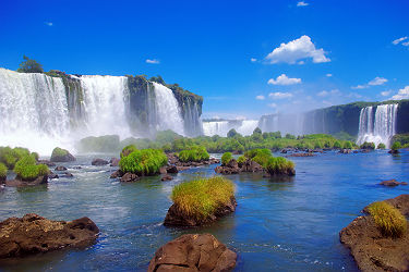 Les chutes d'Iguaçu au Brésil et en Argentine