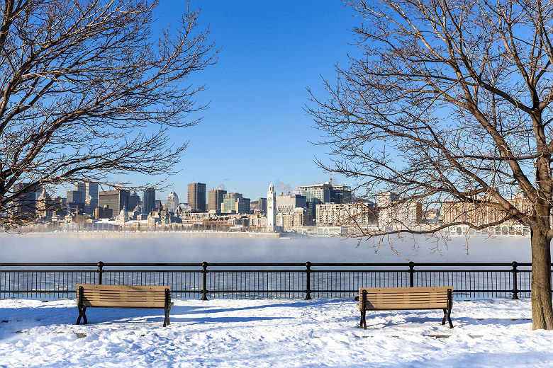 Centre-ville de Montreal en hiver