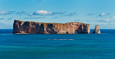 Québec- Vue sur le Rocher-Percé