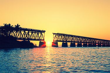 Le Pont de Key West en Floride, Etats Unis