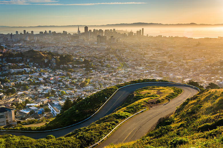 Route à San Francisco - Etats Unis