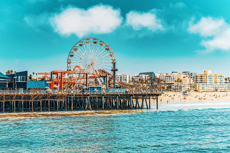 Santa Monica, banlieue de Los Angeles Californie